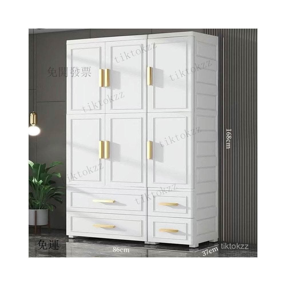 開門式奢華加厚寶寶衣櫃嬰兒儲物櫃子收納被子