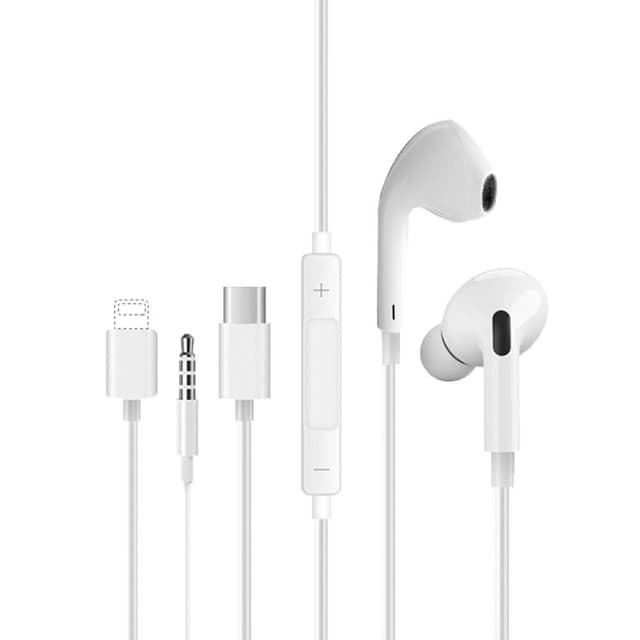 【貼膜達人】線控耳機 入耳式 有線耳機 環繞立體聲(適用 iPhone OPPO 小米 華為 三星 Vivo 華碩 Redmi)