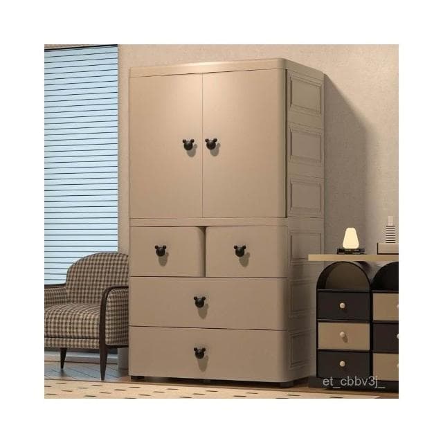 加厚寶寶衣櫃 嬰兒收納櫃 簡易兒童衣櫥 衣服整理儲物櫃