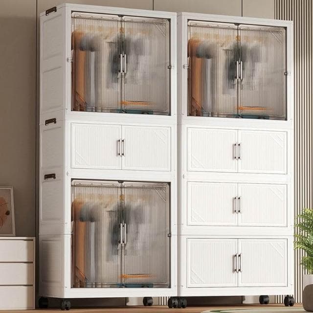 折疊式收納櫃兒童衣櫃寶寶衣物玩具儲物櫃家用臥室嬰兒房塑料衣櫃