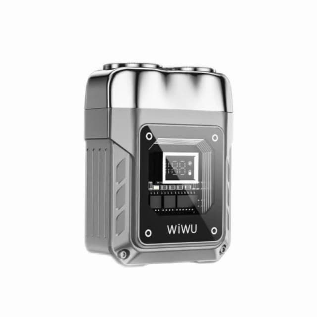 【WiWU】 WEiZ 官方旗艦店 Iron電動刮鬍刀禮盒 刮鬍刀  IPX7級防水性能 LED顯示電量 父親節禮物 情人節送禮