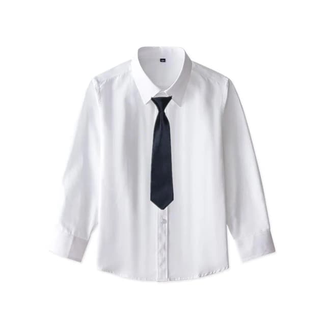 【Arbea】兒童襯衫男童長袖春秋小學生女童襯衫中大童上衣童裝 C1014