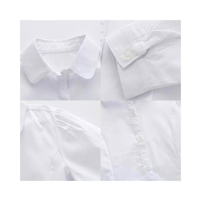 【Arbea】兒童襯衫男童長袖春秋小學生女童襯衫中大童上衣童裝 C1014