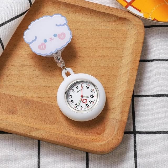 護士表夜光卡通可伸縮醫學生護理醫護人員專用懷錶手錶女款高顏值