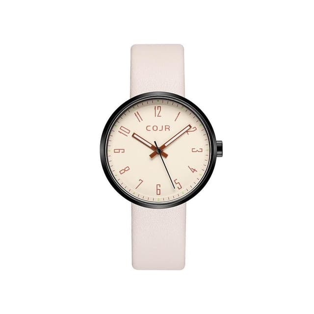 cojr簡約學院風學生表公務員考試防水女錶親膚矽膠石英手錶批發
