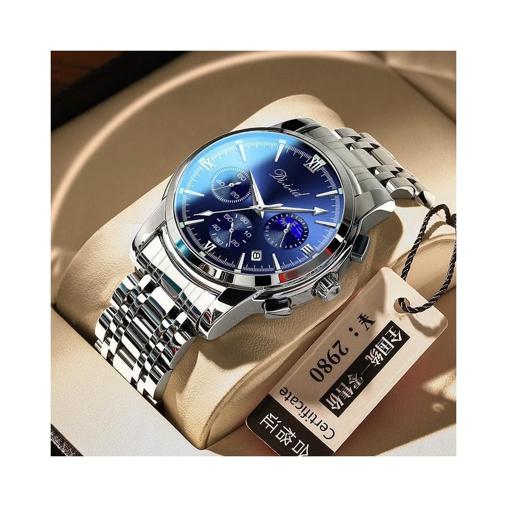 帝茲品牌男士手錶高級感運動防水多功能腕錶跨境外貿爆款石英手錶