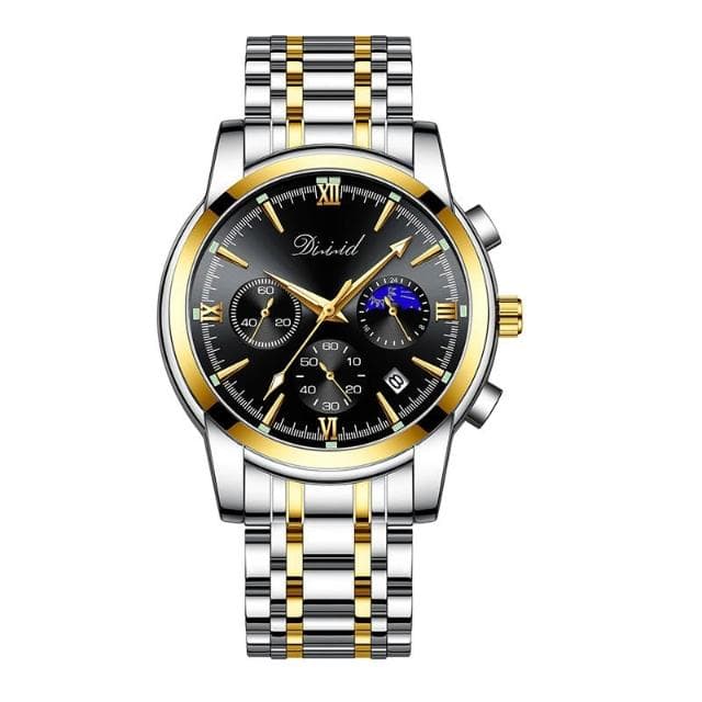 帝茲品牌男士手錶高級感運動防水多功能腕錶跨境外貿爆款石英手錶