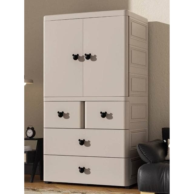 70/80cm特大加厚寶寶衣櫃嬰兒收納櫃簡易兒童衣櫥衣服整理儲物櫃