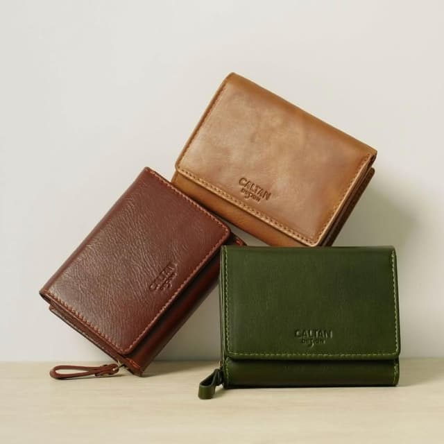 【CALTAN】CALTAN DESIGN | 極致輕巧收納零錢短夾 075021 五色(真皮 中夾 皮夾 錢包 招財 母錢包)