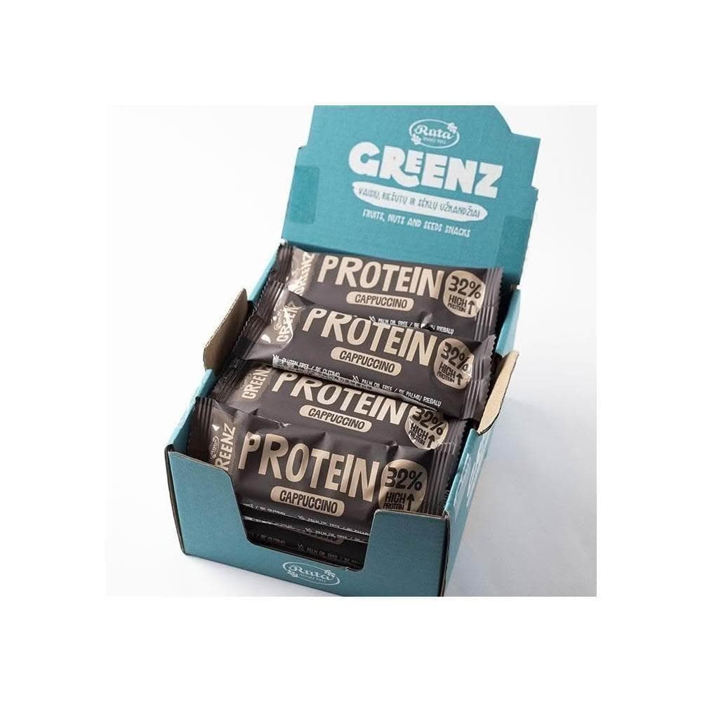 【Ruta 露特巧克力】露特 ｜ 立陶宛百年國寶級巧克力 ｜ 卡布奇諾巧克力風味蛋白棒 (整盒 ｜ 32公克x20條)