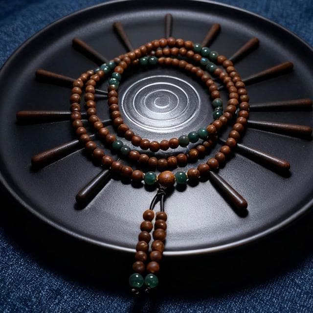 【Paiya 派亞】5MM一線沉香翡翠A貨彈力繩4圈手串手鍊可當項鍊毛衣鍊