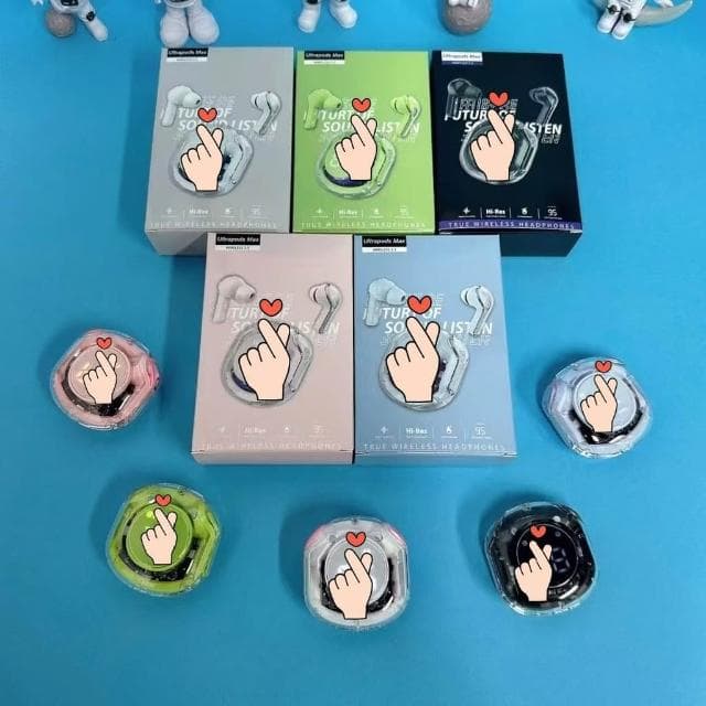 跨境爆款源頭工廠透明一代無線耳機Ari31數顯HK3遊戲耳機批發