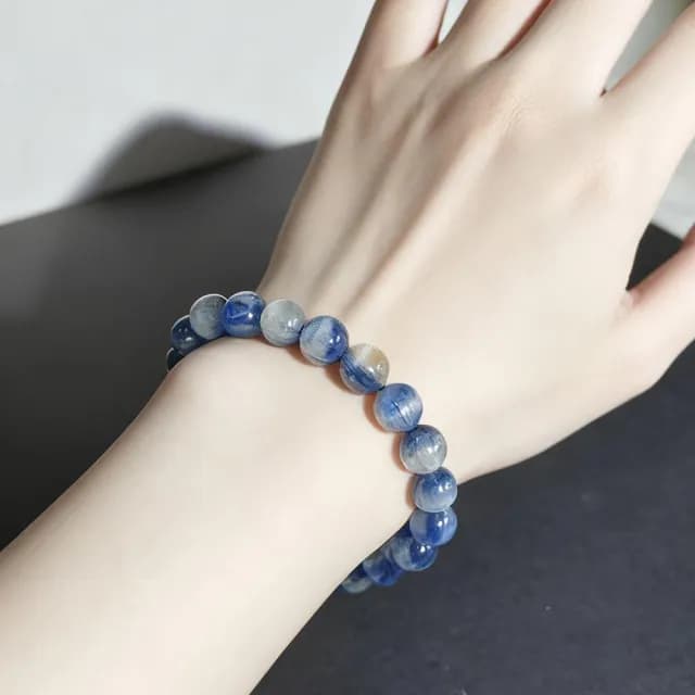 【Paiya 派亞】8-9mm血滴貓眼藍晶石手串手鍊