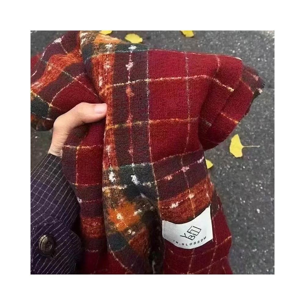 圍巾女滿目星河圍巾女冬季高級感百搭格子仿羊絨圍巾披肩加厚圍脖保暖披肩圍巾質感圍巾冷氣披肩空調百搭保暖圍脖防風圍脖韓版圍巾