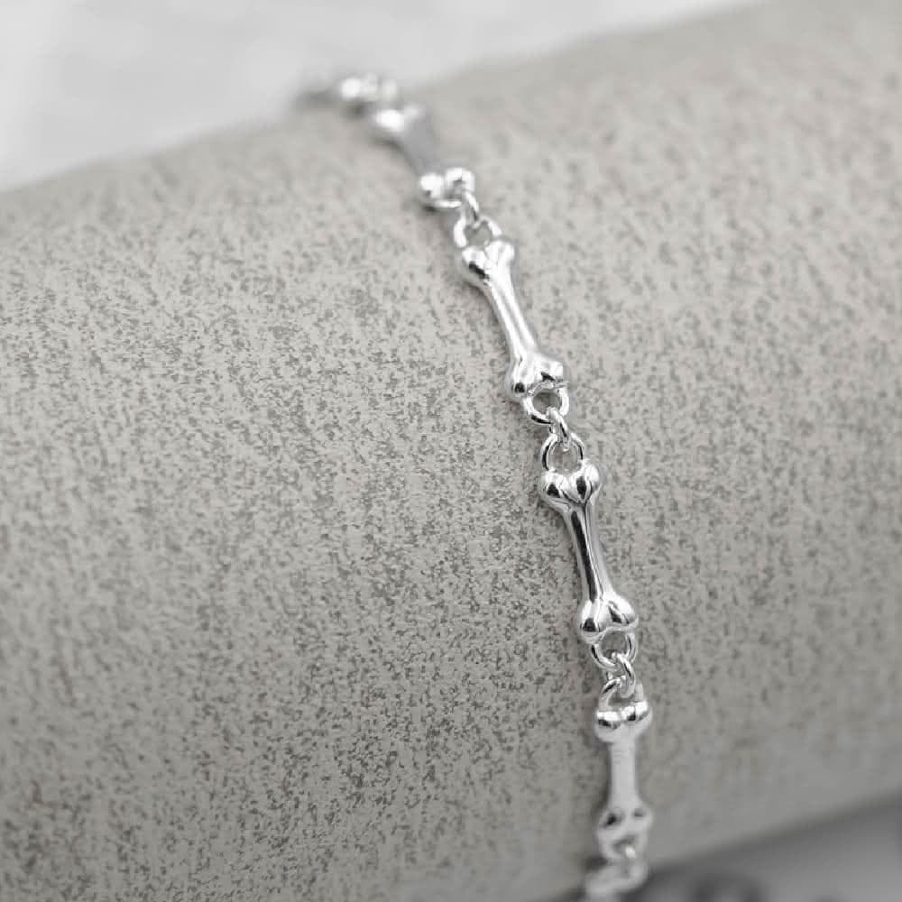 【Porabella】925純銀手鍊 幸運手鏈 狗骨頭小眾設計款純銀手鍊 情人節禮物 告白 銀飾 Bracelets