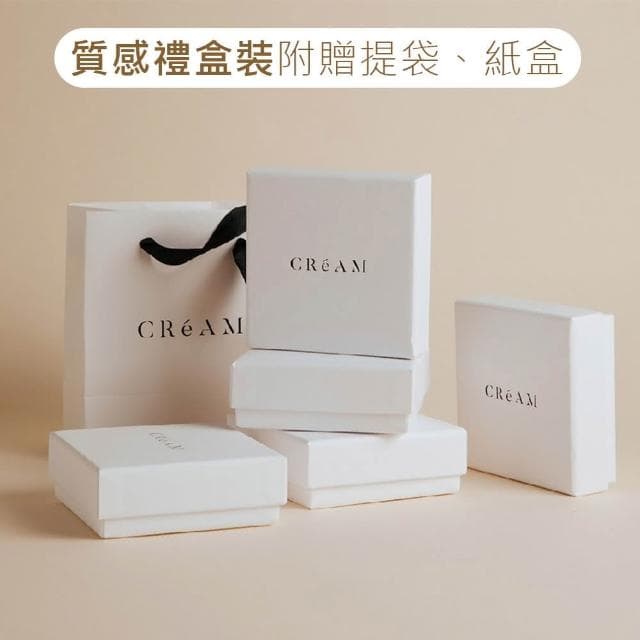 【CReAM】Karen鍍18K金施華洛水晶鋯石 淡水珍珠項鍊(生日 禮物 送禮 禮盒)