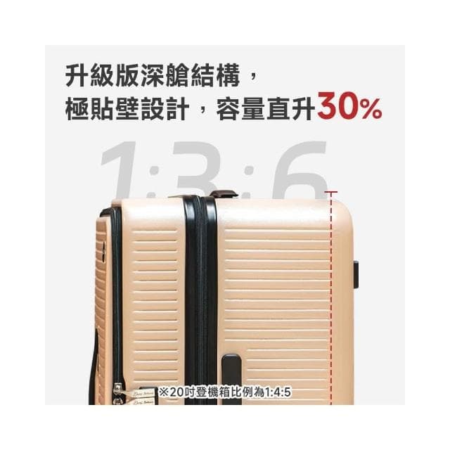 【DoriSuitcase】24吋極o能裝PRO系列行李箱/胖胖箱 迪士尼 朵莉絲Doris(多色任選)