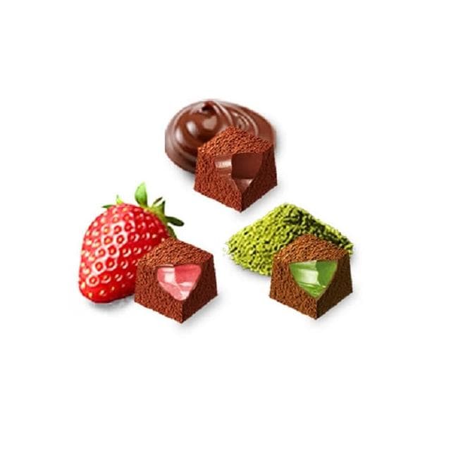 【Meiji 明治】+爆買日本+ Meltykiss 夾餡可可粒 牛奶/草莓/抹茶 盒裝 夾心可可塊 冬季限定 日本巧克力