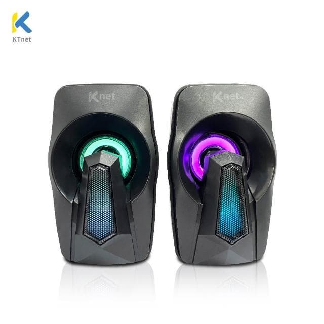 QB81 LED 二件式彩漾藍牙喇叭