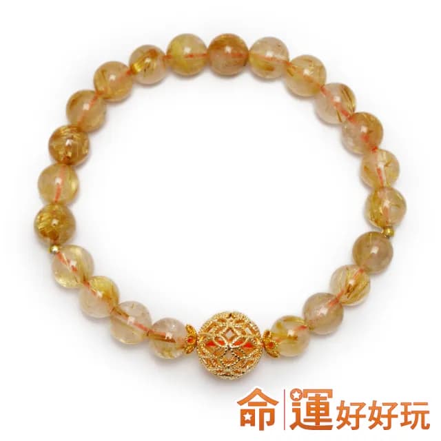 【命運好好玩】鈦有錢鈦晶手鍊