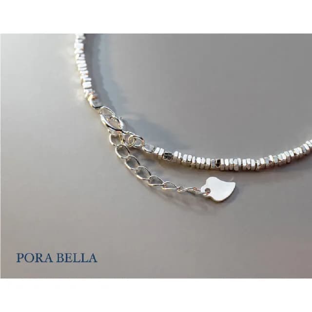 【Porabella】925純銀小碎銀知性氣質 告白禮物 情人節禮物 送女友 銀飾 Bracelets