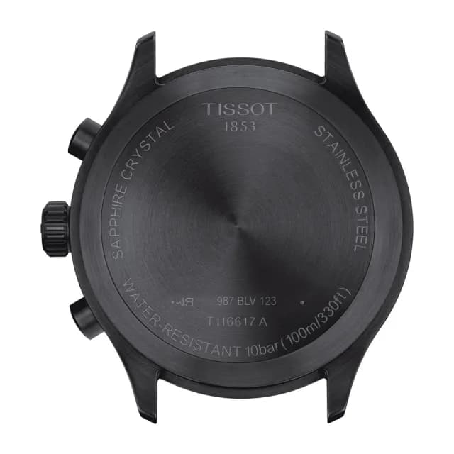 【TISSOT 天梭 官方授權】韻馳系列 Chrono XL三眼計時手錶-黑 禮物 送禮 推薦(T1166173605203)