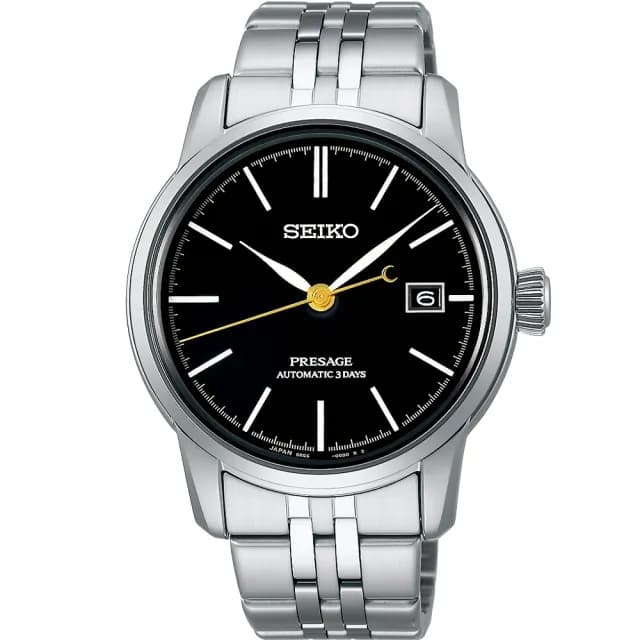 【SEIKO 精工】Presage 職人系列 三日鍊 漆藝機械錶 男錶 父親節禮物(SPB405J1/6R55-00C0D)