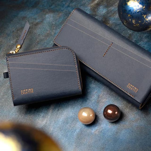 【俬品創意】雙11 L型零錢包_紳爵藍(RFID防盜刷.感應免取卡)