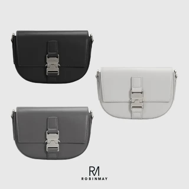 【ROBINMAY】曼德斯斜背包(雙11/插扣封口/多色任選)