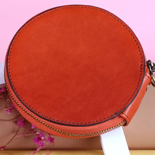 【MoonDy】雙11 包包 零錢包 零錢包女 錢包 圓形零錢包 可愛零錢包 迷你零錢包 小皮