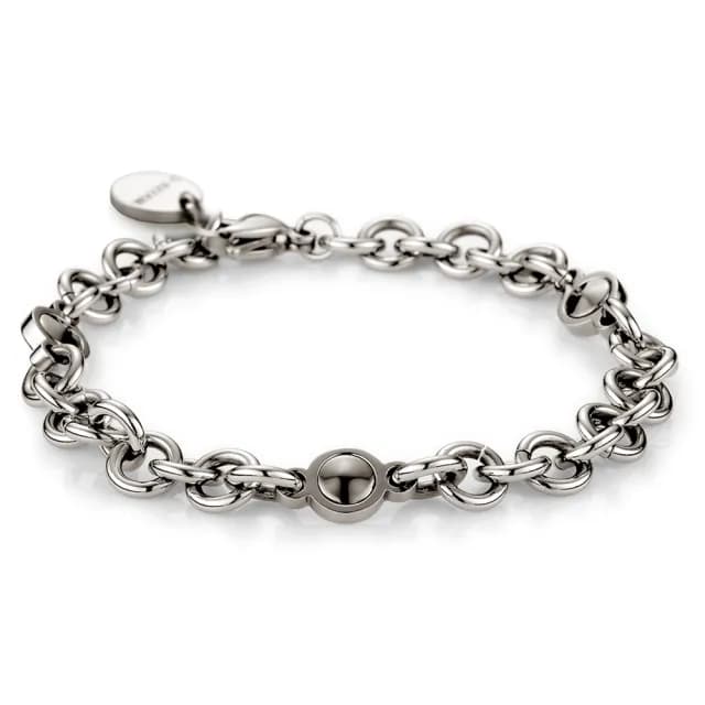 【MASSA-G】IRIS艾莉斯金屬鍺錠白鋼手鍊