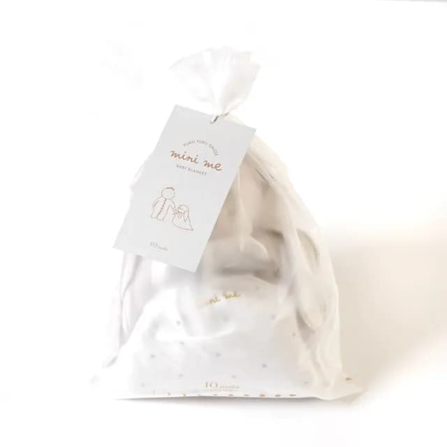 【10cmois】日本mini me可收納六層紗動物蓋被-贈心意禮袋(新生兒寶寶彌月禮小被毯安撫巾)