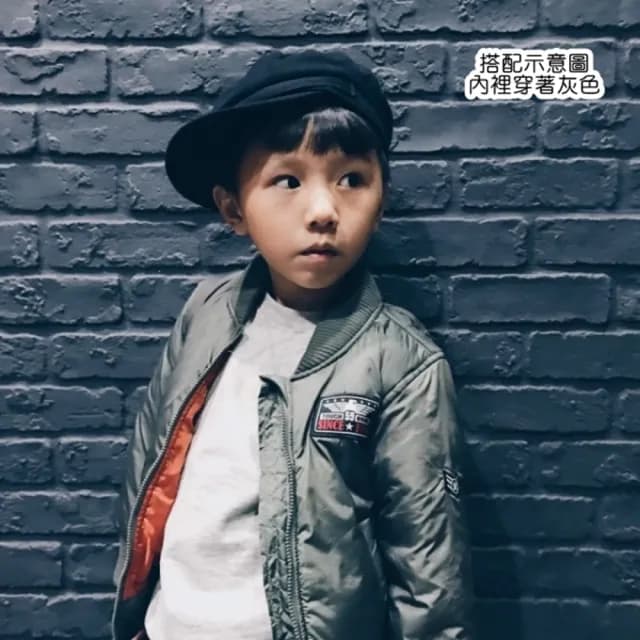 【橘魔法】三槓條膠印長袖上衣(大學T 衛衣 薄長袖 男童 兒童 童裝)