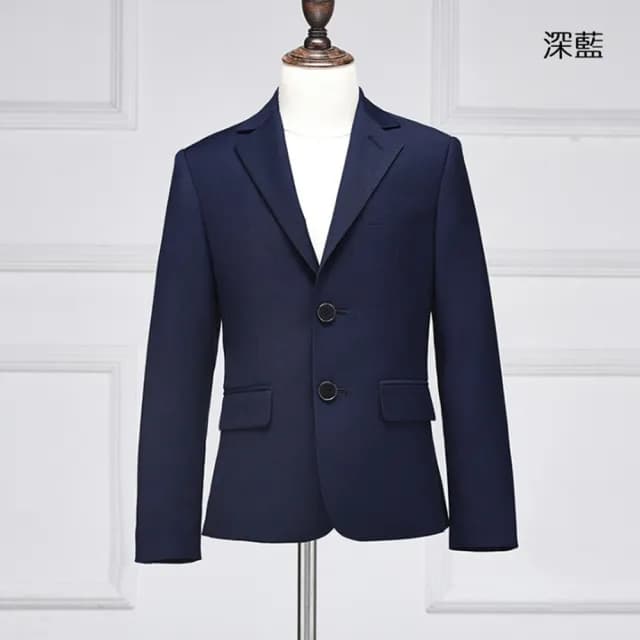 【橘魔法】高質感修身後開岔西裝外套(不含襯衫 西外 大童 西服 正裝 男童 花童 畢業典禮 兒童 童裝)