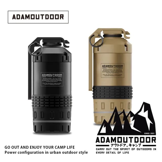 【ADAMOUTDOOR】戰術手雷隨身電動刮鬍刀(戶外、露營 ADSH-GRE600)
