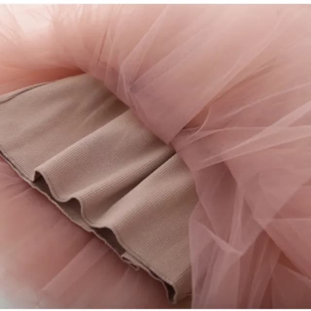 【橘魔法】純色細肩帶澎澎紗裙洋裝(襯裙 內搭 防走光 連衣裙 連身裙 連身洋裝 童裝 兒童 花童 女童)