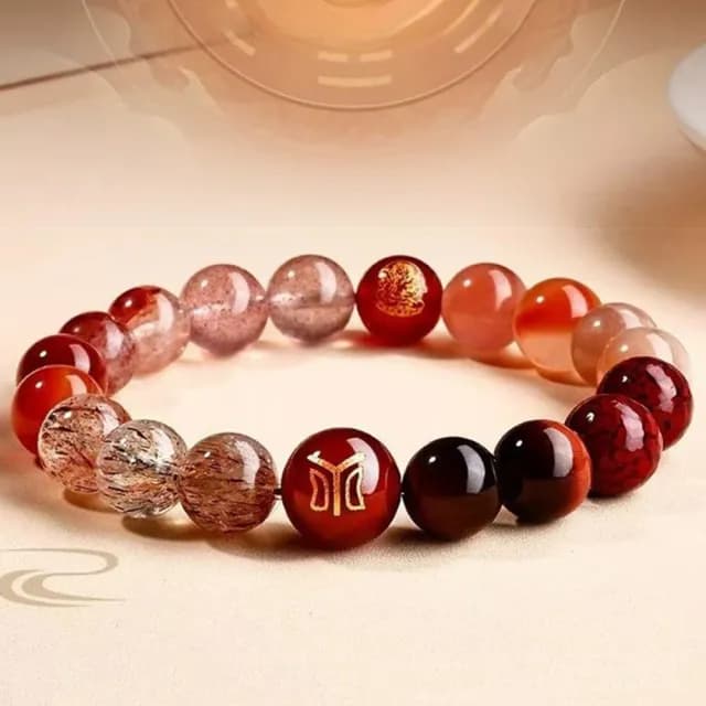 【MoonDy】雙11 手鍊 五行手鍊 金木水火土 水晶手鍊 天然水晶 五行圓滿 多寶水晶 男女適用 瑪瑙