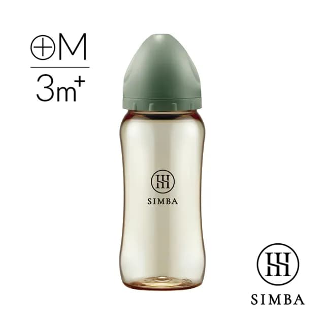 【Simba 小獅王辛巴官方直營】蘊蜜鉑金PPSU寬口防脹氣奶瓶360ml(全齡適用)