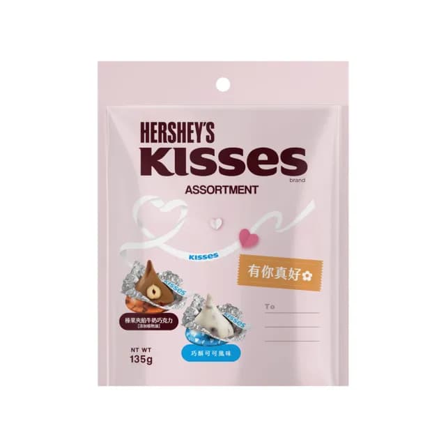 【Hersheys 好時】Kisses水滴綜合口味分享包(135g/包)