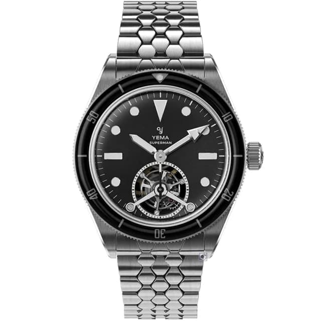 【YEMA】野馬 自製機芯 Superman Tourbillon CMM.31 限量版陀飛輪 機械錶(12.25.31.66.TE.MT)
