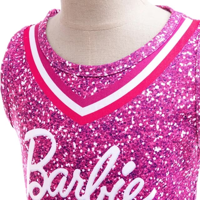 【橘魔法】芭比運動套裝(萬聖節 表演 啦啦隊 角色扮演 裙子 背心 短裙 大童 女童 兒童 童裝)