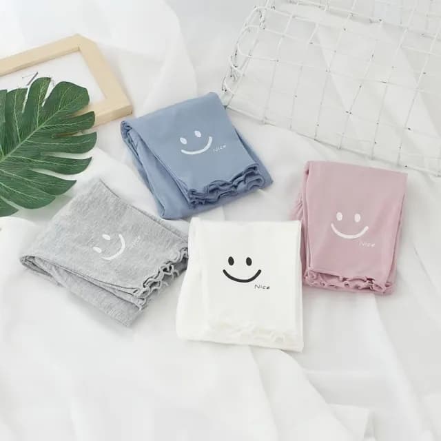 【橘魔法】微笑莫代爾木耳邊內搭褲(薄長褲 五分褲 七分褲 打底褲 空調褲 涼感 褲子 女童 兒童 童裝)