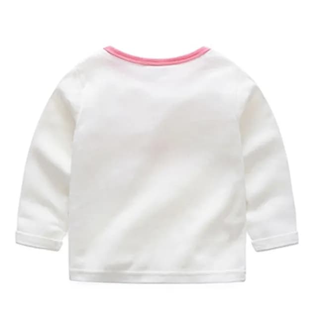 【橘魔法】滾邊卡通長袖上衣(中性款 童裝 兒童 女童)