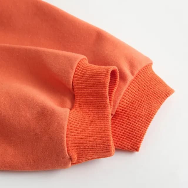 【橘魔法】表情字母毛圈棉長袖連帽包屁衣(薄長袖 連帽 包屁衣 女童 童裝)