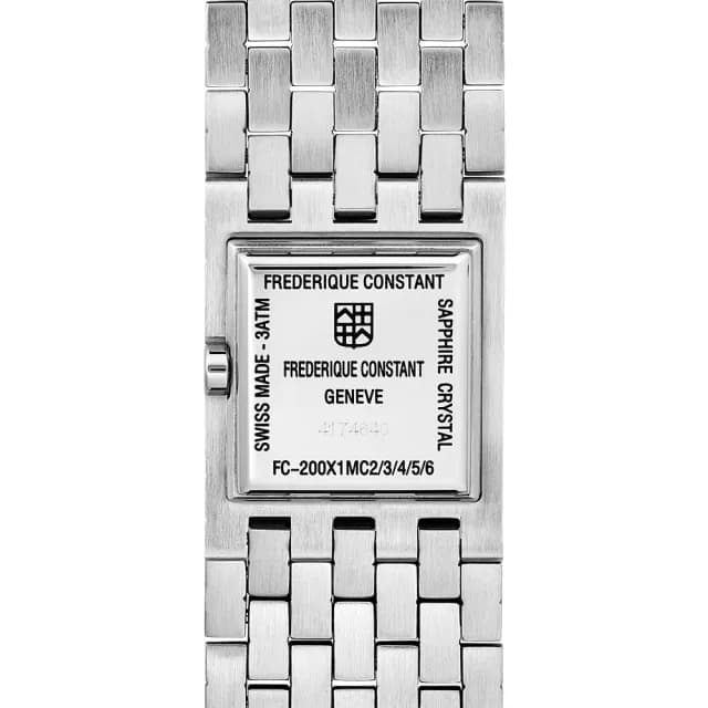 【CONSTANT 康斯登】Classics Manchette 閃耀搖滾方形石英女錶 禮物 送禮 推薦(FC-200WR1MC6B)