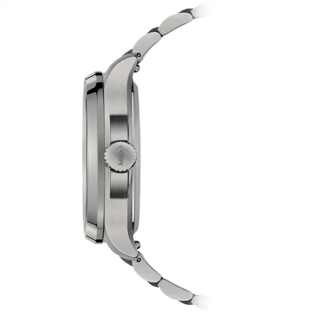 【MIDO 美度】M049.526.44.081.00 Multifort 先鋒系列 TV 大日期窗鈦金屬機械錶-漸層銀灰(M0495264408100)