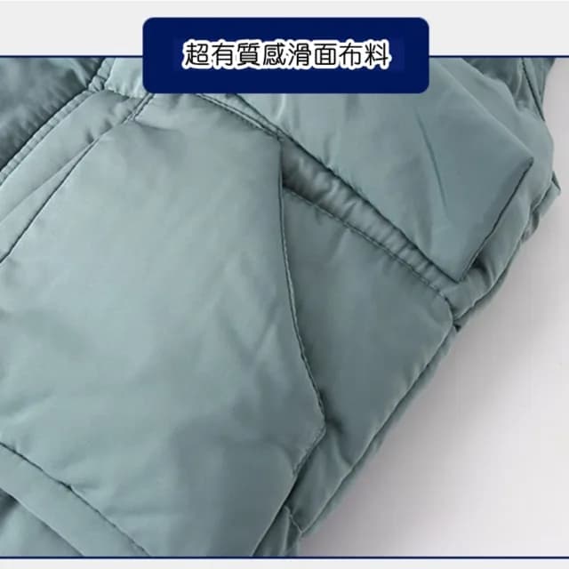 【橘魔法】羊羔絨小熊耳朵連帽鋪棉背心(連帽背心 背心外套 夾克 中性款 男童 女童 兒童 童裝)