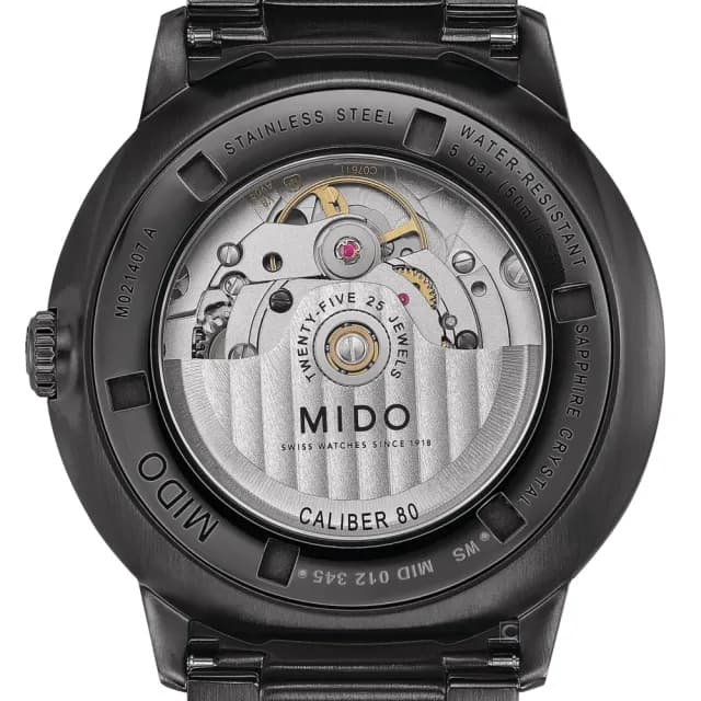 【MIDO 美度 官方授權】COMMANDER 香榭 特別版計時機械錶 情人節 送禮首選(M0214073341100)