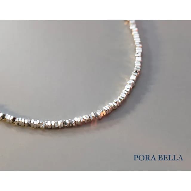【Porabella】925純銀小碎銀知性氣質 告白禮物 情人節禮物 送女友 銀飾 Bracelets