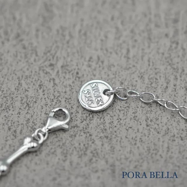 【Porabella】925純銀手鍊 幸運手鏈 狗骨頭小眾設計款純銀手鍊 情人節禮物 告白 銀飾 Bracelets